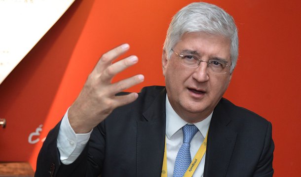 Brasília- DF- Brasil- 24/02/2015- O novo presidente da Agência Brasileira de Exportações e Investimentos (Apex-Brasil), David Barioni Neto, fala à imprensa após cerimônia de posse na sede da agência (Valter Campanato/Agência Brasil)