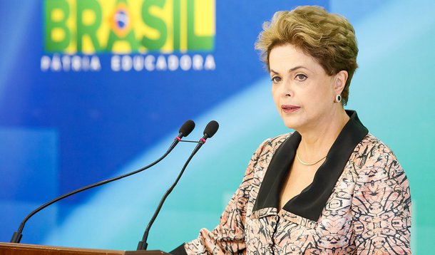 Brasília - DF, 19/04/2016. Presidenta Dilma Rousseff durante coletiva de imprensa. Foto: Roberto Stuckert Filho/PR