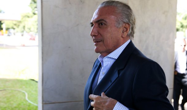 Bras�lia - Chegada do Vice-Presidente, Michel Temer, na vice-presidencia (Valter Campanato/Ag�ncia Brasil)