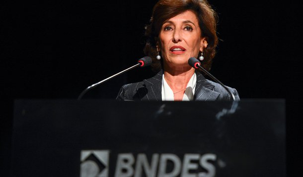 Rio de Janeiro - A economista Maria Silvia Bastos Marques, toma posse como nova presidente do Banco Nacional de Desenvolvimento Econômico e Social (BNDES), no edifício-sede, centro do Rio (Tomaz Silva/Agência Brasil)