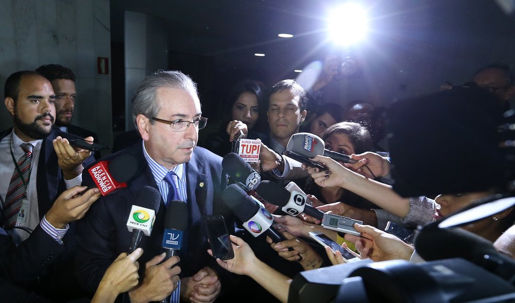 Brasília- DF 10-03-2016 Presidente da câmra dos deputados, Eduardo cunha, durante sessão.Foto Lula Marques/Agência PT