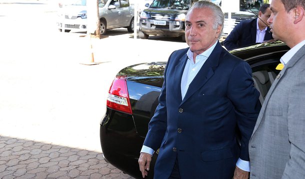 Bras�lia - Chegada do Vice-Presidente, Michel Temer, na vice-presidencia (Valter Campanato/Ag�ncia Brasil)