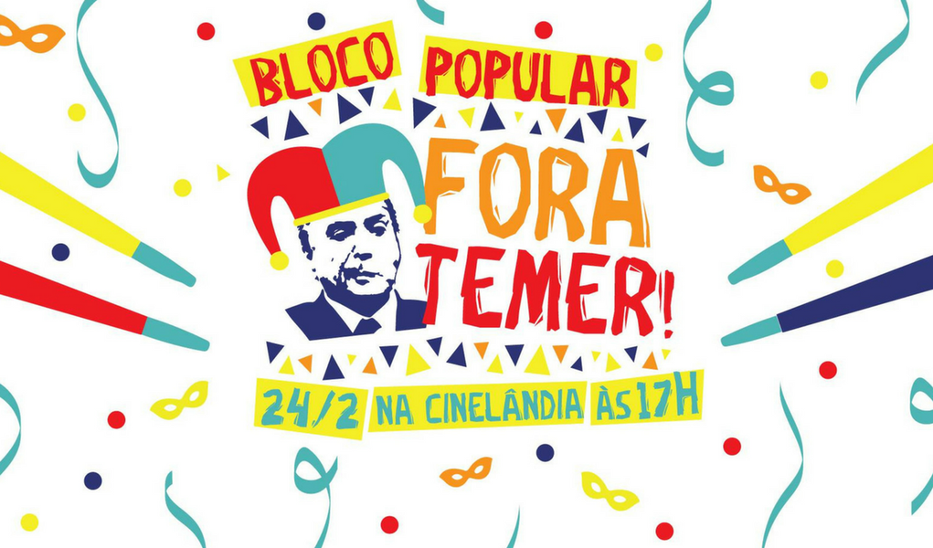 Bloco de rua Fora Temer