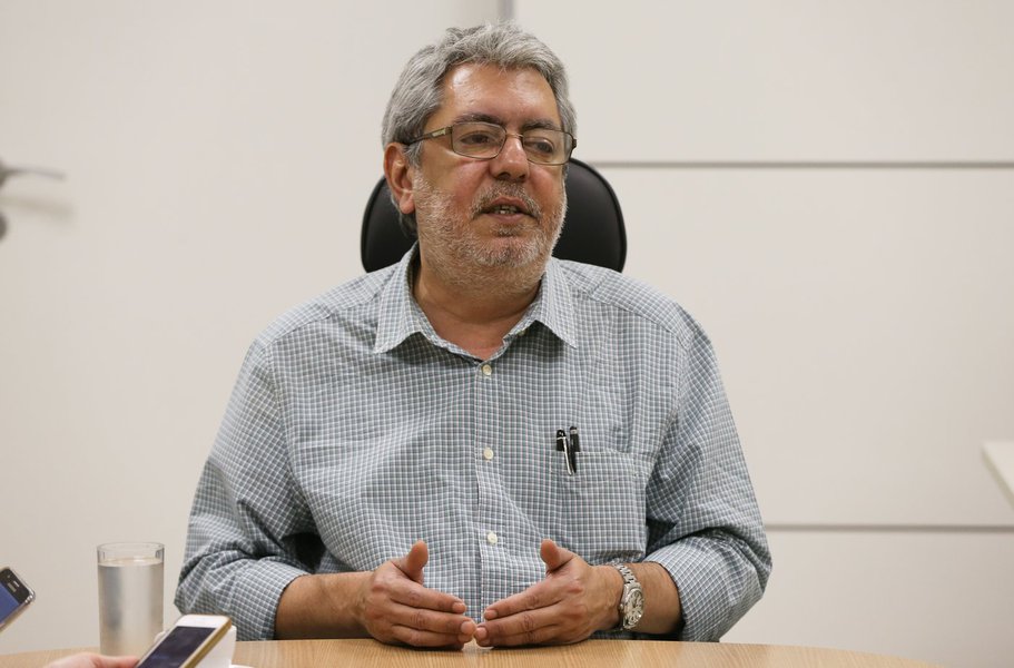 Brasília- DF 02-09-2016 Ricardo Melo presidente da EBC durante coletiva. Foto Lula Marques/Agência PT