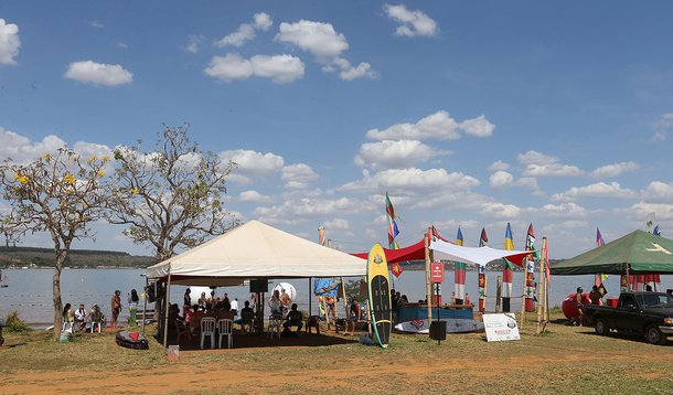 Brasília- Artistas da cidade participam da Virada do Cerrado, com muitas brincadeiras para crianças e adultos (Elza Fiuza/Agência Brasil)