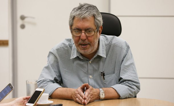 Brasília- DF 02-09-2016 Ricardo Melo presidente da EBC durante coletiva. Foto Lula Marques/Agência PT