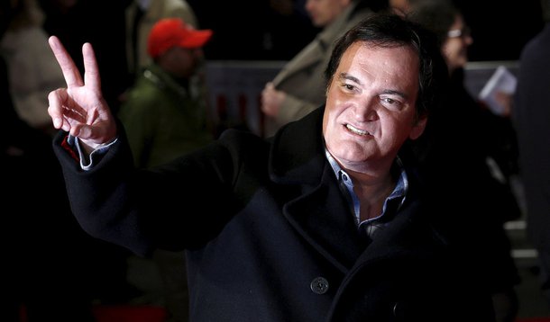 Diretor Quentin Tarantino chega Ã  prÃ©-estreia europeia de "Os Oito Odiados", na Leicester Square, em Londres, na quinta-feira. 10/12/2015 REUTERS/Luke MacGregor