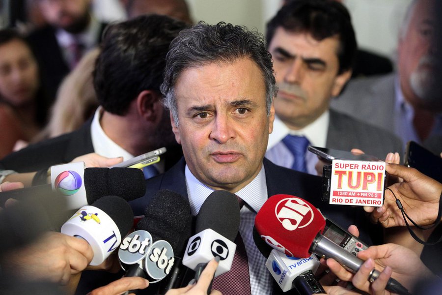 26/11/2015 - Brasília - DF - O senador Aécio Neves, durante reunião da Executiva Nacional do PSDB. Foto: George Gianni/ PSDB