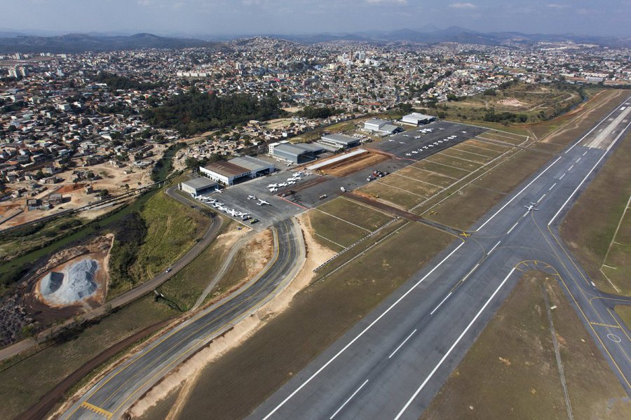 Obras na Aeroporto da Pampulha Foto: JOAO MARCOS ROSA / NITRO