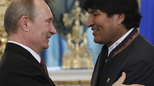 Vladimir Putin e Evo Morales