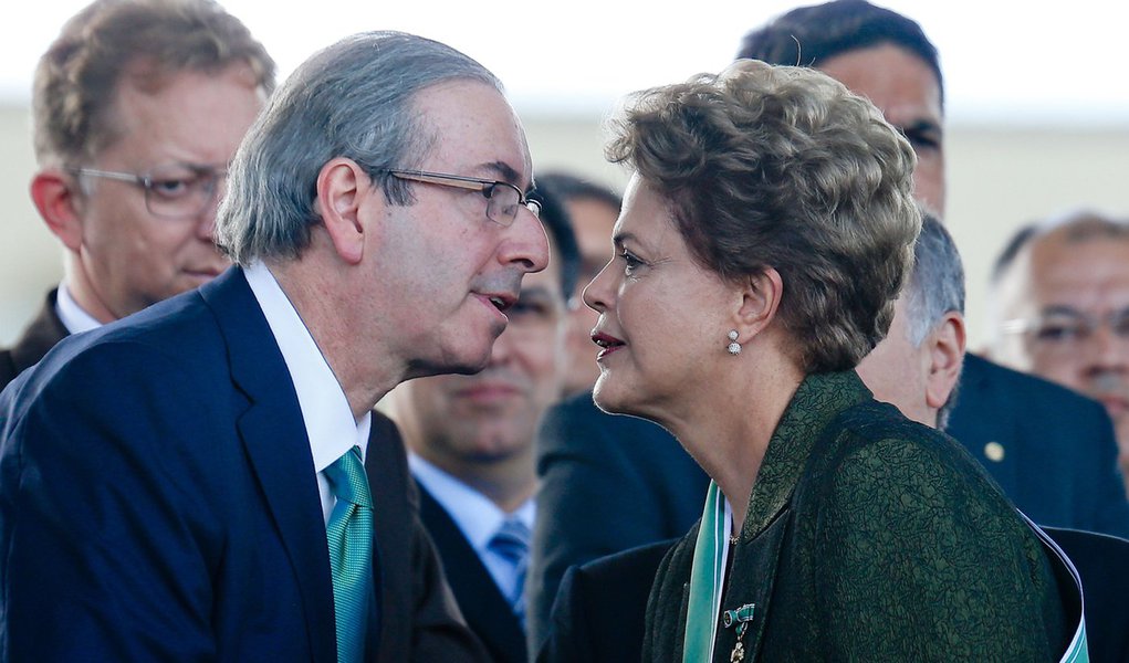 Eduardo Cunha e Dilma Rousseff