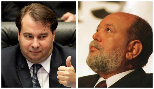 Rodrigo Maia e Léo Pinheiro