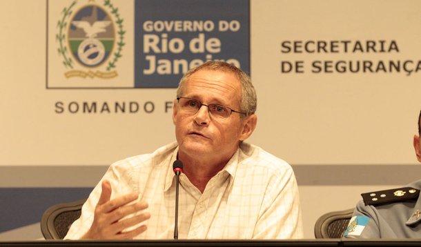 30-03-2014; Rio de Janeiro; Entrevista coletiva no CICC após a ocupação da Maré; Foto: Shana Reis