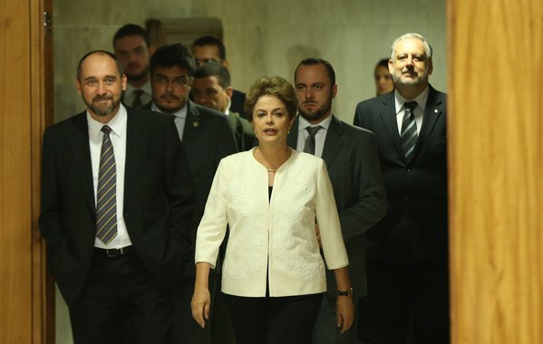 Brasília- DF 02-12-2015 Foto Lula Marques/Agência PT Presidenta Dilma durante pronunciamento.