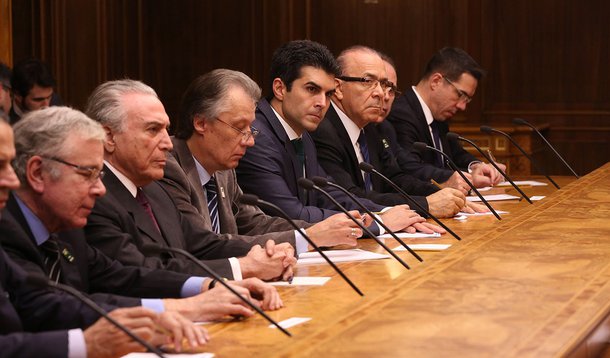 Vice-presidente Michel Temer em visita de cortesia ao presidente da Duma de Estado da Federal Russa, senhor Serguei Naryshkin (Romério Cunha/Vice -Presidência)