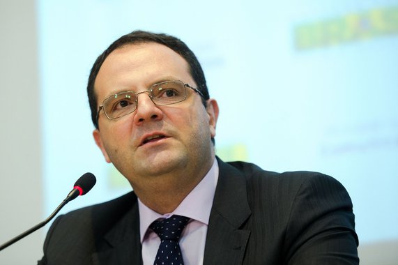 Brasília - O ministro do Planejamento, Nelson Barbosa, durante o lançamento da Consulta Pública para debater a revisão do modelo de prestação de serviços de telecomunicações (Marcelo Camargo/Agência Brasil)