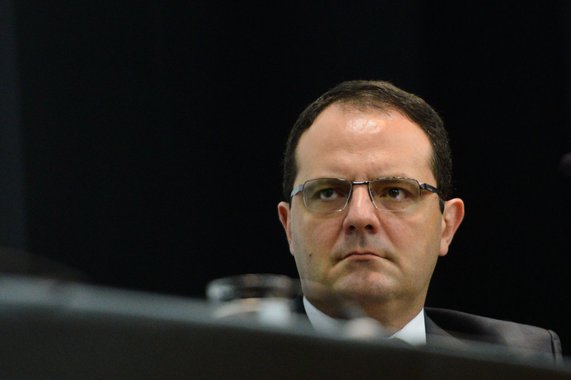 Brasília - O ministro Nelson Barbosa na solenidade de transmissão de cargo ao novo ministro do Planejamento, Valdir Simão (Antonio Cruz/Agência Brasil)