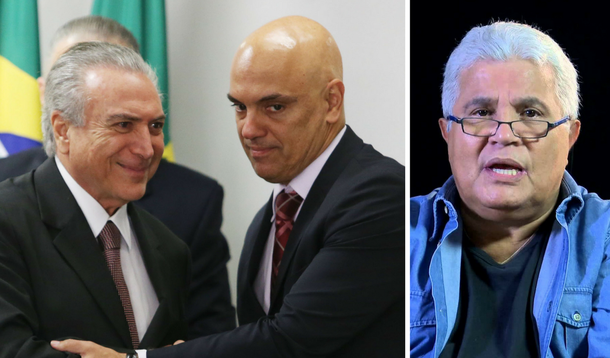 Noblat, Alexandre de Moraes e Michel Temer
