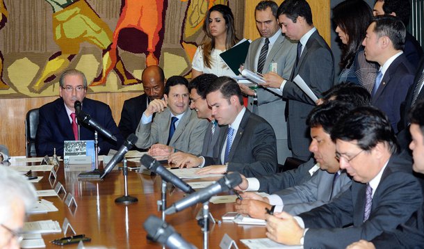 Reunião de líderes para discutir a votação do dia. Presidente da Câmara, dep. Eduardo Cunha (PMDB-RJ) Data: 08/09/2015 - Foto: Lucio Bernardo Junior / Câmara dos Deputados