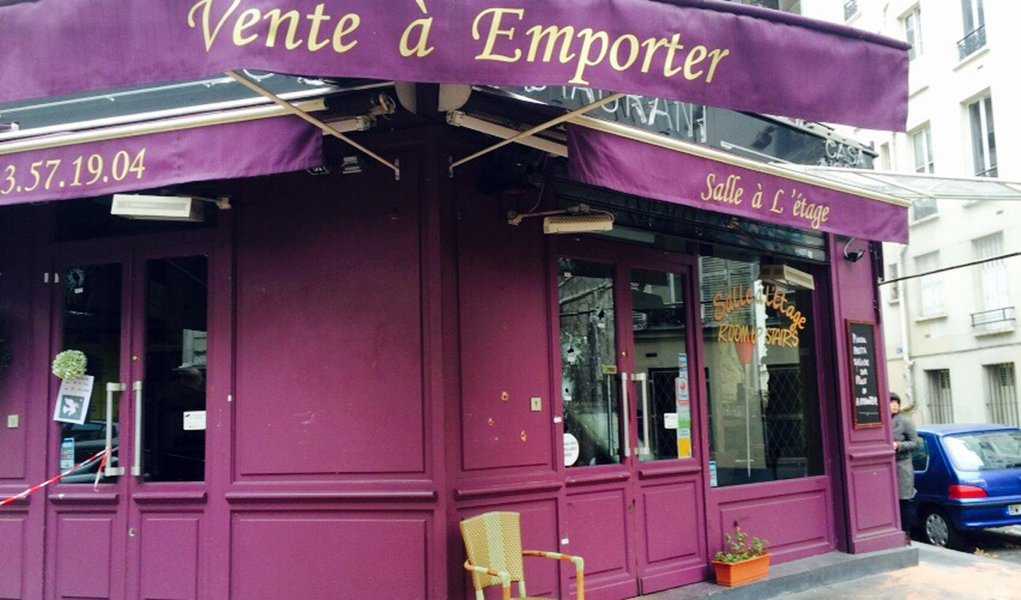 Paris 14/11/2015 Local onde ocorreram os atentados no centro de Paris . Foto Elizabeth Koechlin Bertrand/ Fotos Publicas