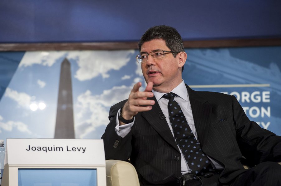 Joaquin Levy, Finance Minister, Brazil, speaks during the seminar The Why, Where and How of Infrastructure Investment during the 2015 IMF/World Bank Spring Meetings on Friday, April 17 in Washington, D.C. IMF Photo/Ryan Rayburn