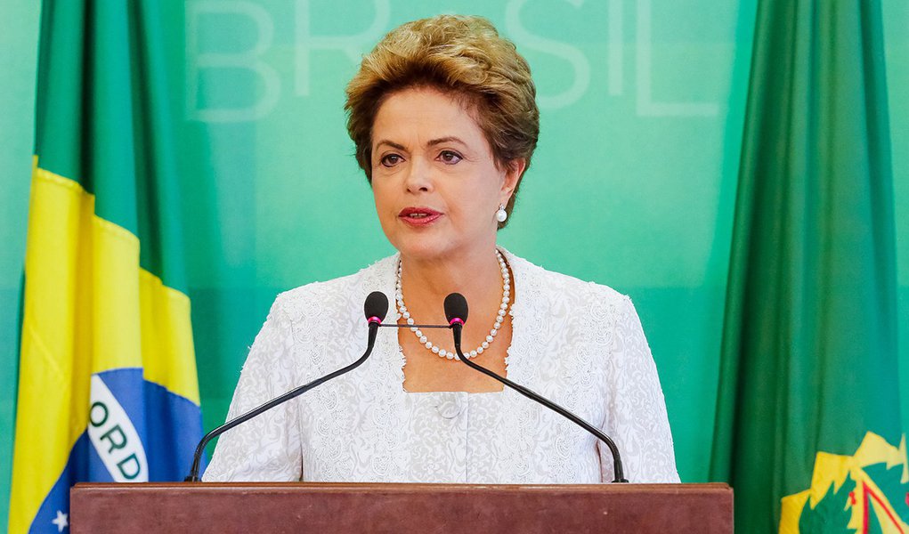 Brasília - DF, 02/10/2015. Presidenta Dilma Rousseff durante anúncio da reforma administrativa do Governo Federal. Foto: Ichiro Guerra/PR
