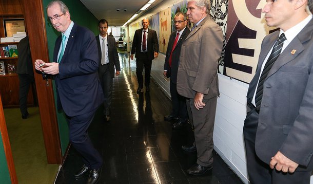 Brasília- DF 01-10-2015 Foto Lula Marques/Agência PT Presidente da câmara, Eduardo Cunha.