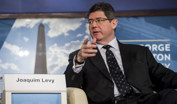 Joaquin Levy, Finance Minister, Brazil, speaks during the seminar The Why, Where and How of Infrastructure Investment during the 2015 IMF/World Bank Spring Meetings on Friday, April 17 in Washington, D.C. IMF Photo/Ryan Rayburn