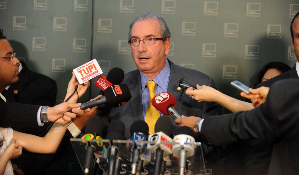 Brasília- DF- Brasil- 16/09/2015- Presidente da Câmara, dep. Eduardo Cunha (PMDB-RJ) concede entrevista. Foto: Alex Ferreira/ Câmara dos Deputados