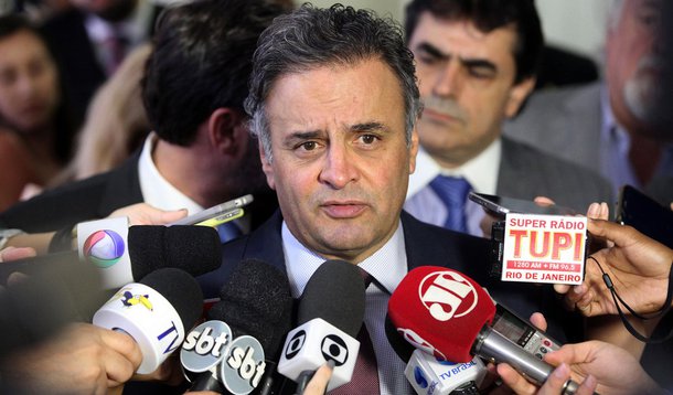 26/11/2015 - Brasília - DF - O senador Aécio Neves, durante reunião da Executiva Nacional do PSDB. Foto: George Gianni/ PSDB