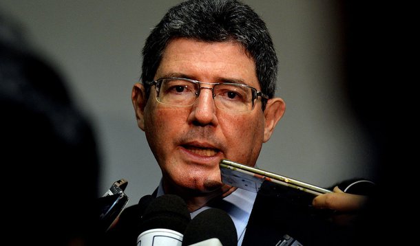 Brasília - O ministro da Fazenda, Joaquim Levy, durante audiência pública na Comissão de Assuntos Econômicos (CAE) do Senado Federal (Antonio Cruz/Agência Brasil)