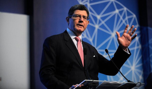O ministro da Fazenda, Joaquim Levy participa do 25� Encontro Nacional de Com�rcio Exterior - ENAEX, no Rio de Janeiro (Tomaz Silva/Ag�ncia Brasil)
