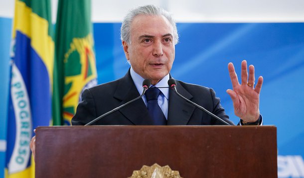Brasília - DF 05/10/2016. Presidente Michel Temer e a Primeira-dama Marcela Temer durante cerimônia de Lançamento do Programa Criança Feliz. Foto: Carolina Antunes/PR
