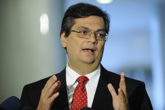 Presidente da Embratur, Flavio Dino, durante entrevista no Palácio do Planalto sobre a redução dos preços dos hotéis no RJ para o Rio+20