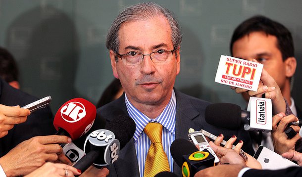 Brasília- DF- Brasil- 04/03/2015- Presidente Eduardo Cunha durante entrevista coletiva. Foto: J. Batista/ Câmara dos Deputados