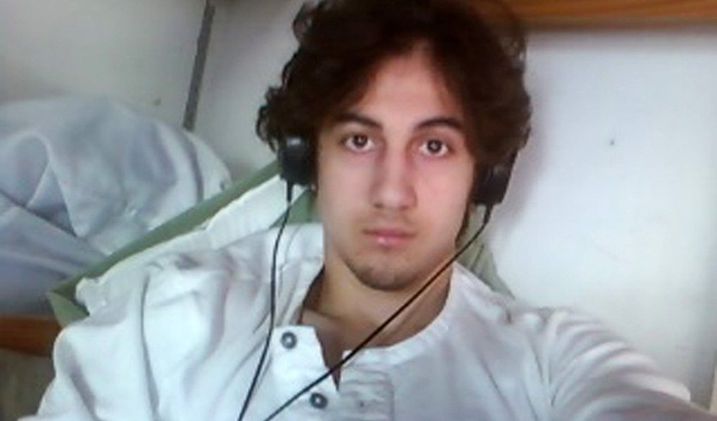 Dzhokhar Tsarnaev em foto divulgada pela promotoria em Boston, nos Estados Unidos, em marÃ§o. 23/03/2015 REUTERS/Promotoria de Boston/DivulgaÃ§Ã£o