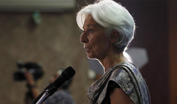 Diretora-gerente do Fundo Monetário Internacional, Christine Lagarde, durante evento em Jacarta. 01/09/2015 REUTERS/Nyimas Laula