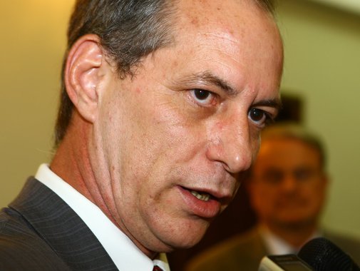 Brasil, Belo Horizonte, MG. 26/03/2009. O deputado federal Ciro Gomes (PSB-CE) durante visita feita ao prefeito de Belo Horizonte, M