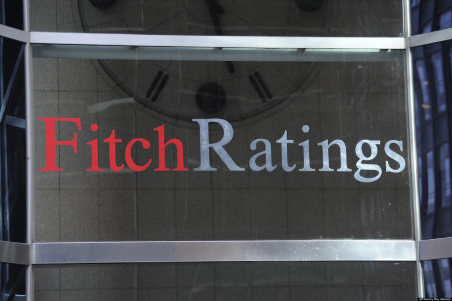 This photo shows 1 State Street Plaza, home of Fitch Ratings, Sunday, Oct. 9, 2011 in New York.  (AP Photo/Henny Ray Abrams)