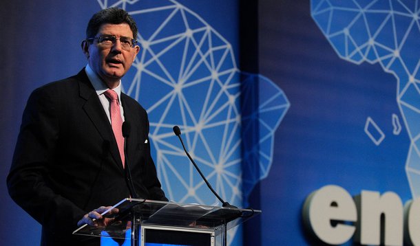 O ministro da Fazenda, Joaquim Levy participa do 25� Encontro Nacional de Com�rcio Exterior - ENAEX, no Rio de Janeiro (Tomaz Silva/Ag�ncia Brasil)