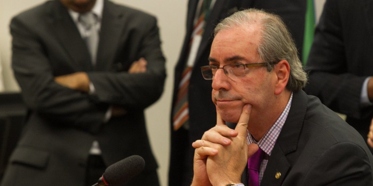 DF - REFORMA POL�TICA/COMISS�O - POL�TICA - O presidente da C�mara, Eduardo Cunha (PMDB-RJ), durante   instala��o da comiss�o especial designada para apreciar uma proposta   de emenda � Constitui��o (PEC) da reforma pol�tica, em Bras�lia,   nesta ter�a-fe