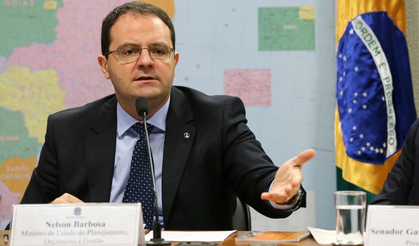 Brasília- DF10-06-2015  Ministro, Nelson Barbosa durante audiência publica na CMA do senado. Foto Lula Marques