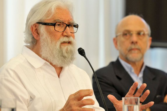 Leonardo Boff (te�logo, escritor e professor universit�rio), C�sar Cristiano de Lima (subsecret�rio de gest�o da Estrat�gica Governamental da Secretaria de Estado de Planejamento e Gest�o)