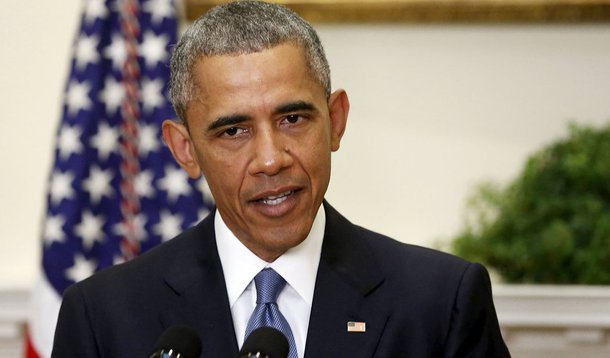 Presidente dos EUA Barack Obama faz discurso na Casa Branca. 24/6/2015. REUTERS/Jonathan Ernst