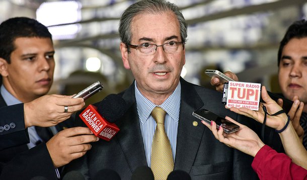 Brasília- DF- Brasil- 22/04/2015- Entrevistas- Presidente da Câmara, dep. Eduardo Cunha (PMDB-RJ) fala sobre a pauta da semana. Foto: Zeca Ribeiro/ Câmara dos Deputados