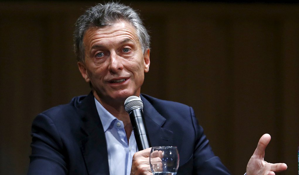 Presidente eleito da Argentina Mauricio Macri dÃ¡ entrevista coletiva em Buenos Aires. 23/11/2015 REUTERS/Enrique Marcarian