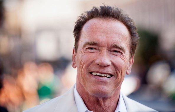 SAN DIEGO, CA - JULY 18:  Arnold Schwarzenegger arrives for the "Escape Plan" Premiere - Comic-Con International 2013 at Reading Cinemas Gaslamp on July 18, 2013 in San Diego, California.  (Photo by Gabriel Olsen/FilmMagic)