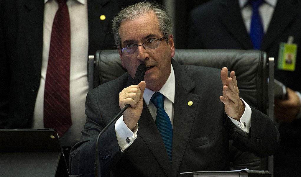 Brasília- DF- Brasil- 19/03/2015- Presidente da Câmara dos Deputados, Eduardo Cunha, preside sessão de votações da Casa (Fabio Rodrigues Pozzebom/Agência Brasil)