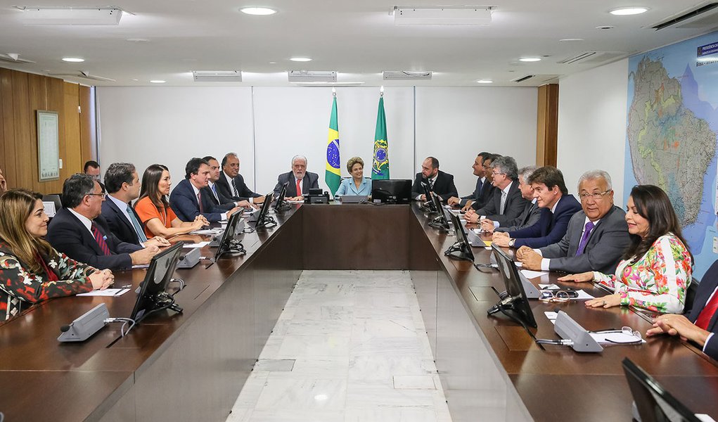 Brasília - DF, 08/12/2015. Presidenta Dilma Rousseff durante reunião com Governadores no Palácio do Planalto. Foto: Roberto Stuckert Filho/PR