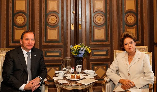 Estocolmo - Suécia, 19/10/2015. Presidenta Dilma Rousseff durante encontro com o primeiro-ministro da Suécia, Stefan Löfven. Foto: Roberto Stuckert Filho/PR
